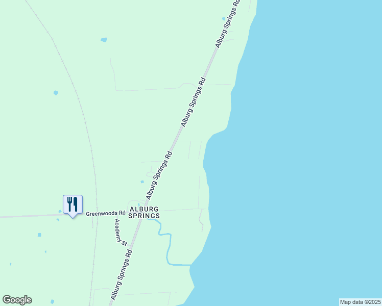 map of restaurants, bars, coffee shops, grocery stores, and more near 8 Anick Avenue in Alburgh