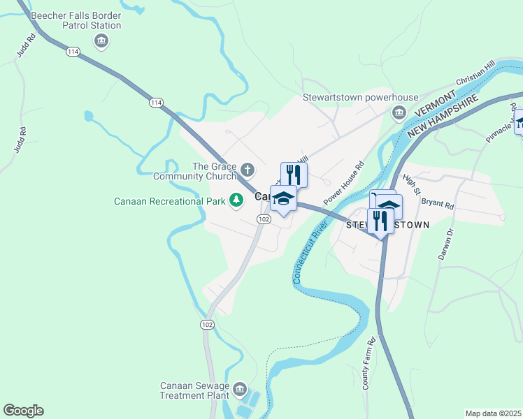 map of restaurants, bars, coffee shops, grocery stores, and more near Park Street in Lemington