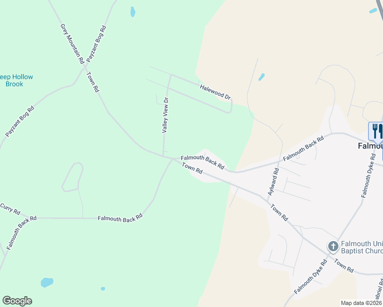 map of restaurants, bars, coffee shops, grocery stores, and more near 396 Falmouth Back Road in Falmouth