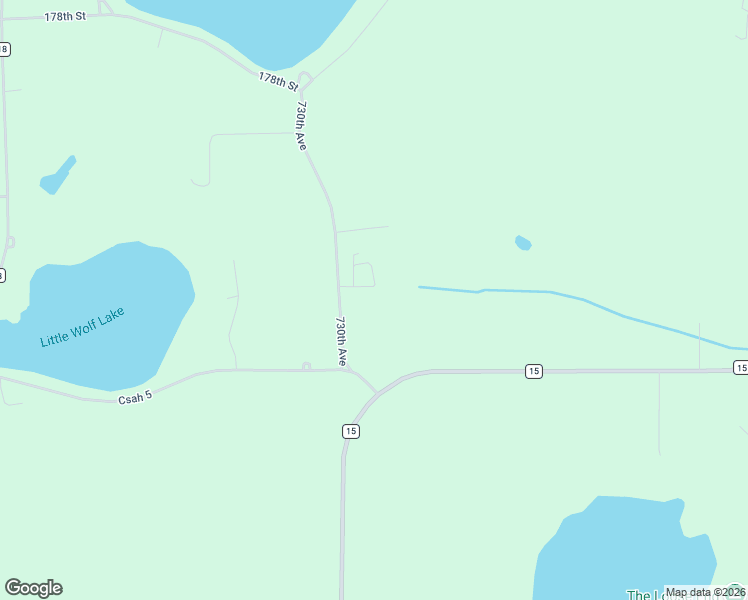 map of restaurants, bars, coffee shops, grocery stores, and more near 17150 730th Avenue in Dassel