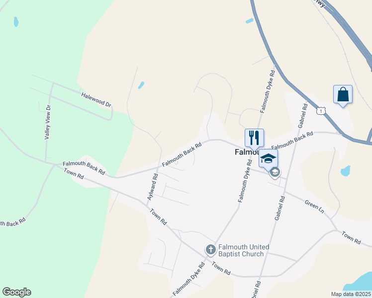 map of restaurants, bars, coffee shops, grocery stores, and more near 228 Falmouth Back Road in Falmouth