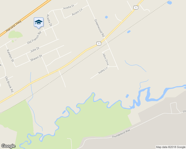 map of restaurants, bars, coffee shops, grocery stores, and more near 70 Kalley Lane in Kingston