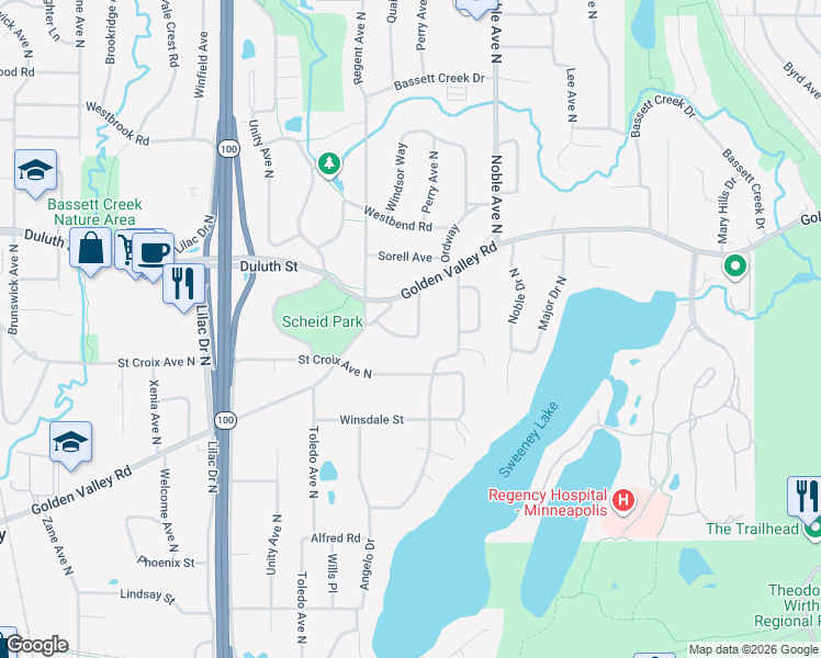map of restaurants, bars, coffee shops, grocery stores, and more near 4901 Frontenac Avenue in Minneapolis