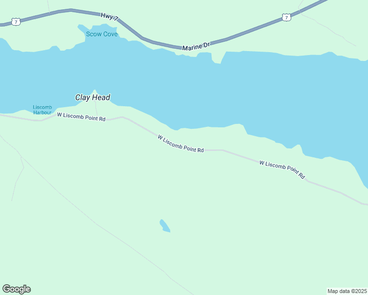 map of restaurants, bars, coffee shops, grocery stores, and more near West Liscomb Point Road in St. Mary's