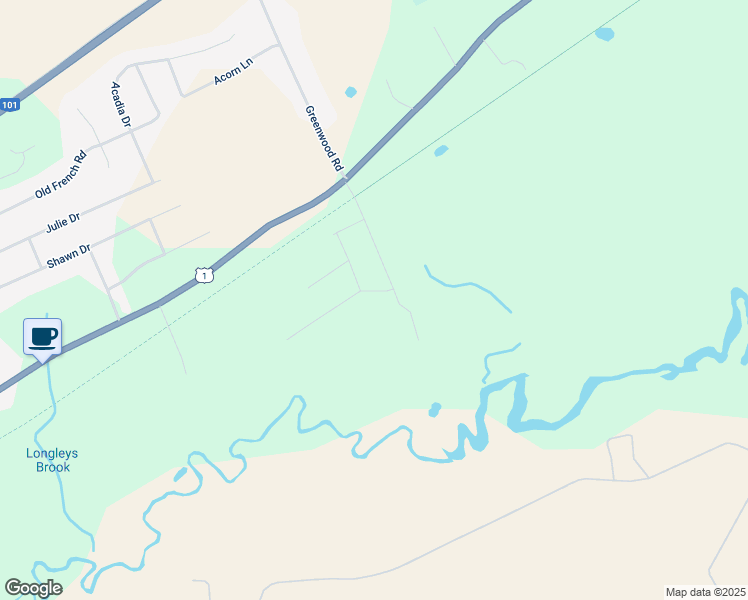 map of restaurants, bars, coffee shops, grocery stores, and more near 11 Kalley Lane in Kingston
