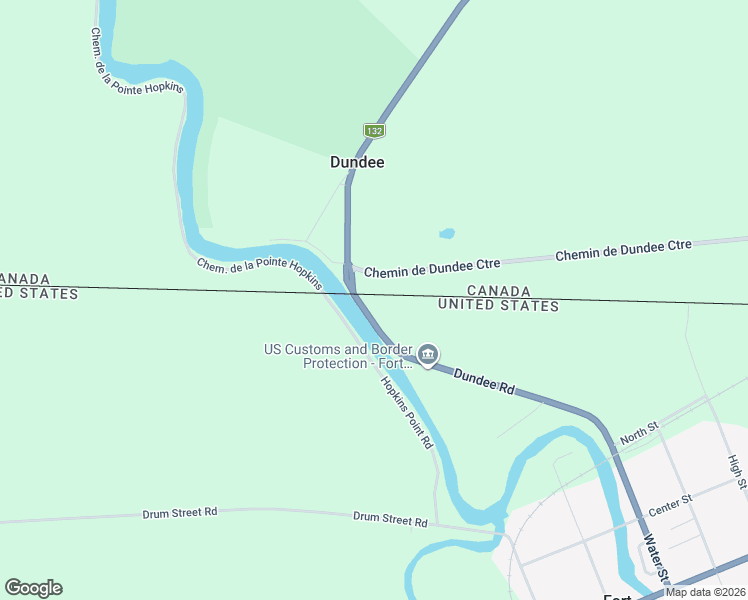 map of restaurants, bars, coffee shops, grocery stores, and more near 8591-8665 Chemin de Dundee Centre in Godmanchester