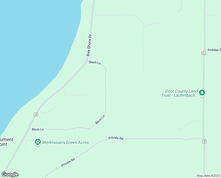 map of restaurants, bars, coffee shops, grocery stores, and more near 6782 Birch Lane in Egg Harbor