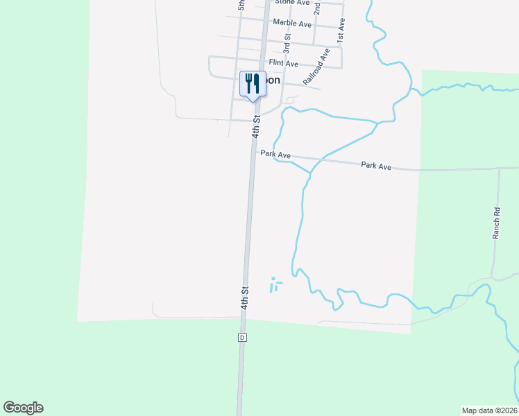 map of restaurants, bars, coffee shops, grocery stores, and more near 206 4th Street in Mattoon