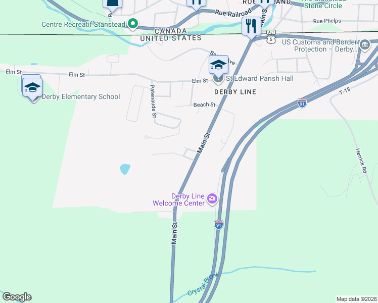 map of restaurants, bars, coffee shops, grocery stores, and more near 35 Lathe Street in Derby