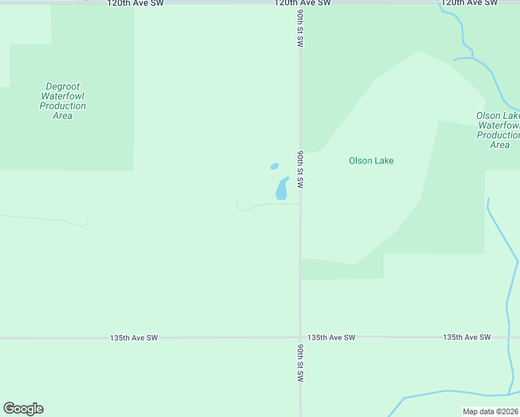 map of restaurants, bars, coffee shops, grocery stores, and more near 12900 90th Street Southwest in Raymond