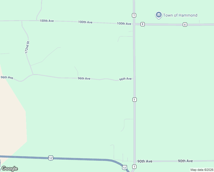 map of restaurants, bars, coffee shops, grocery stores, and more near 1771 96th Ave in Hammond