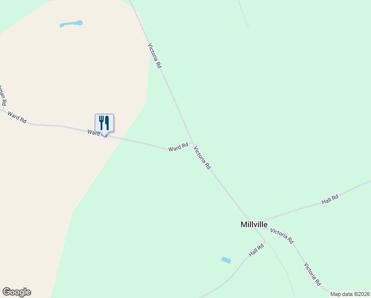 map of restaurants, bars, coffee shops, grocery stores, and more near 1360 Ward Road in Aylesford