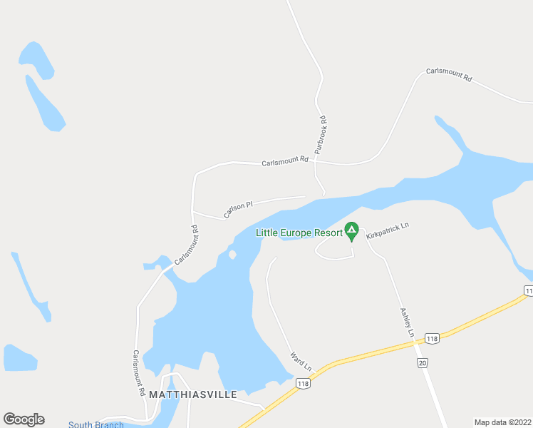 map of restaurants, bars, coffee shops, grocery stores, and more near 1036 Carlson Place in Bracebridge