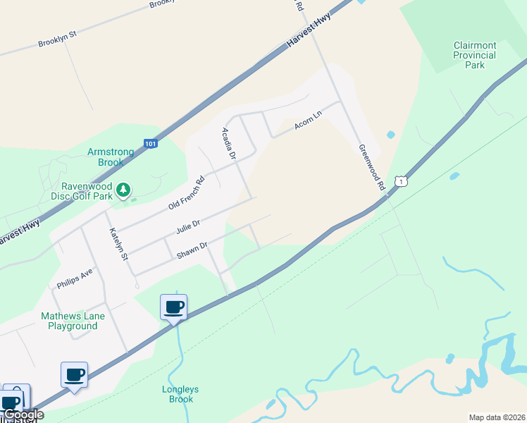 map of restaurants, bars, coffee shops, grocery stores, and more near 973 Shawn Drive in Kingston