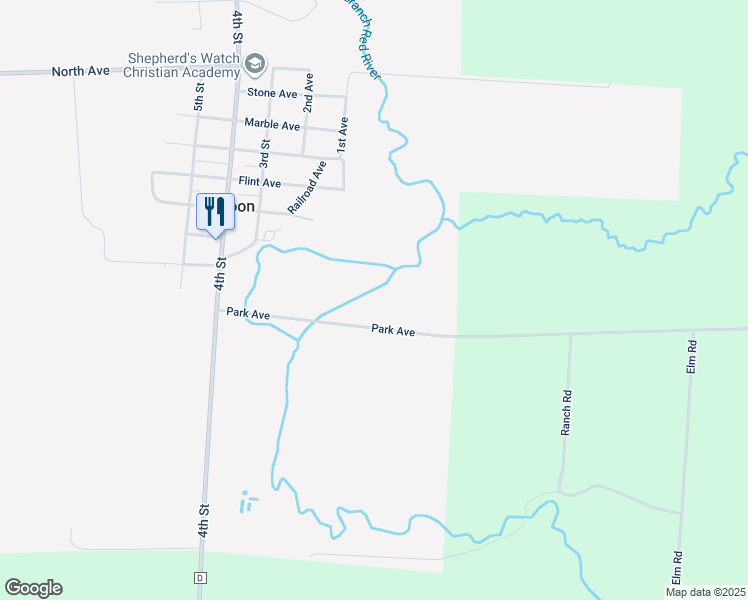 map of restaurants, bars, coffee shops, grocery stores, and more near 801 Park Avenue in Antigo