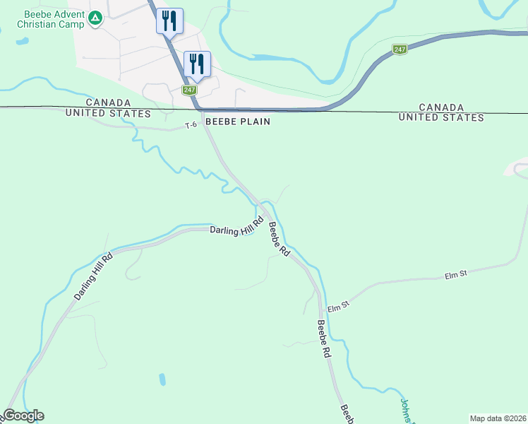 map of restaurants, bars, coffee shops, grocery stores, and more near 76O Darling Hill Road in Newport