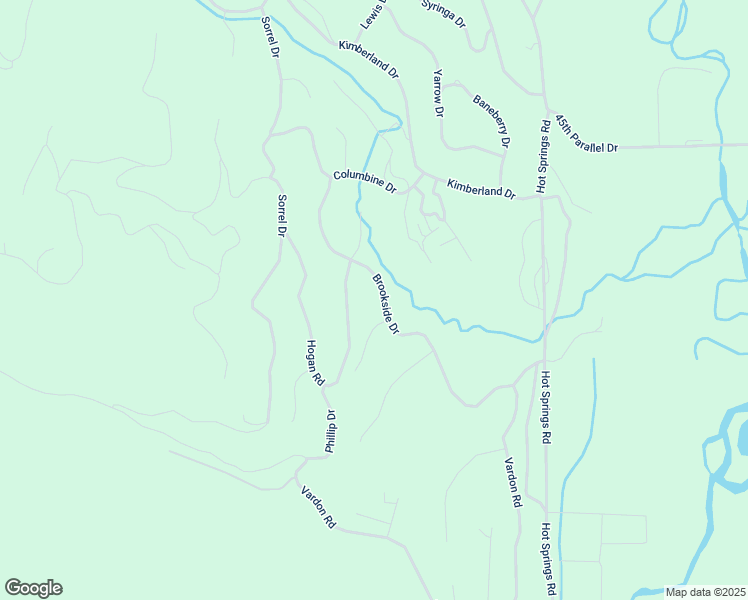 map of restaurants, bars, coffee shops, grocery stores, and more near 3869 Brookside Drive in New Meadows