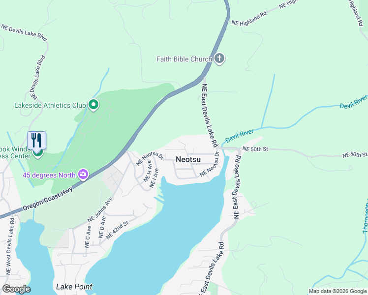 map of restaurants, bars, coffee shops, grocery stores, and more near in Neotsu
