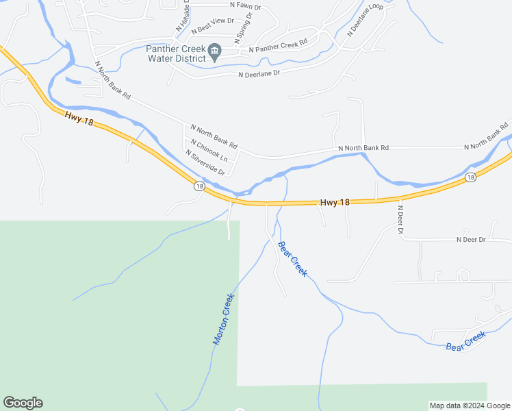 map of restaurants, bars, coffee shops, grocery stores, and more near 3848 Salmon River Highway in Otis