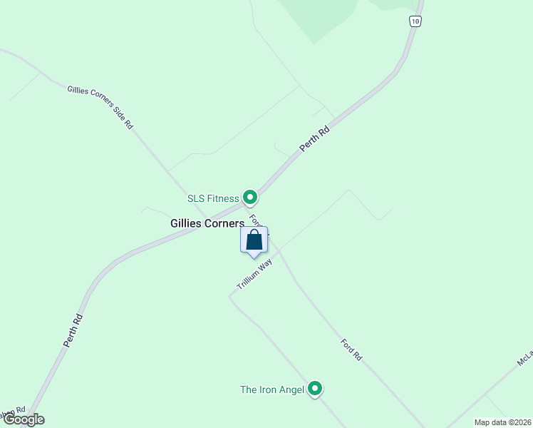 map of restaurants, bars, coffee shops, grocery stores, and more near 1083 Perth Road in Perth