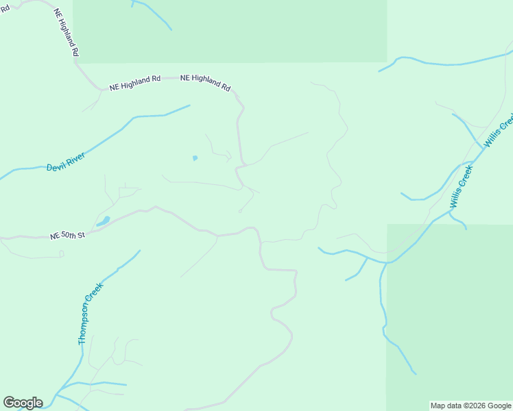 map of restaurants, bars, coffee shops, grocery stores, and more near 9361 Northeast Highland Road in Otis