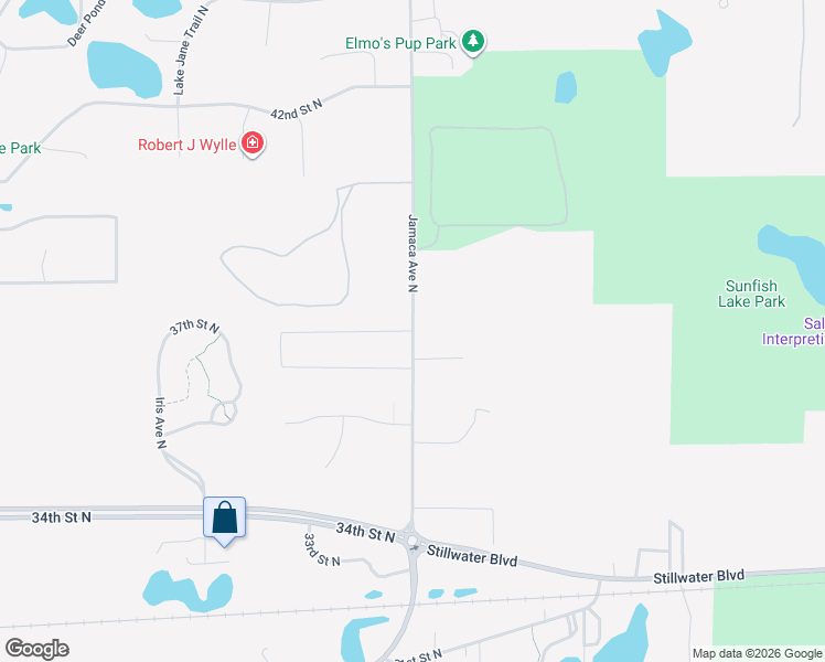 map of restaurants, bars, coffee shops, grocery stores, and more near 3759 Jamaca Avenue North in Lake Elmo