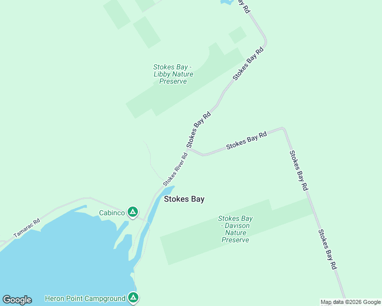 map of restaurants, bars, coffee shops, grocery stores, and more near 593 Stokes Bay Road in Lion's Head