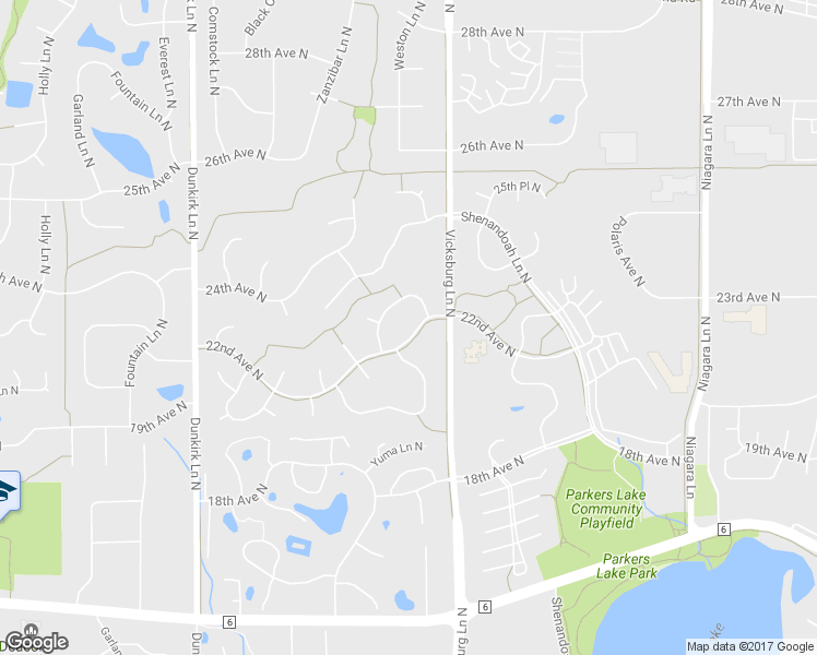 map of restaurants, bars, coffee shops, grocery stores, and more near 16020 22nd Avenue North in Minneapolis