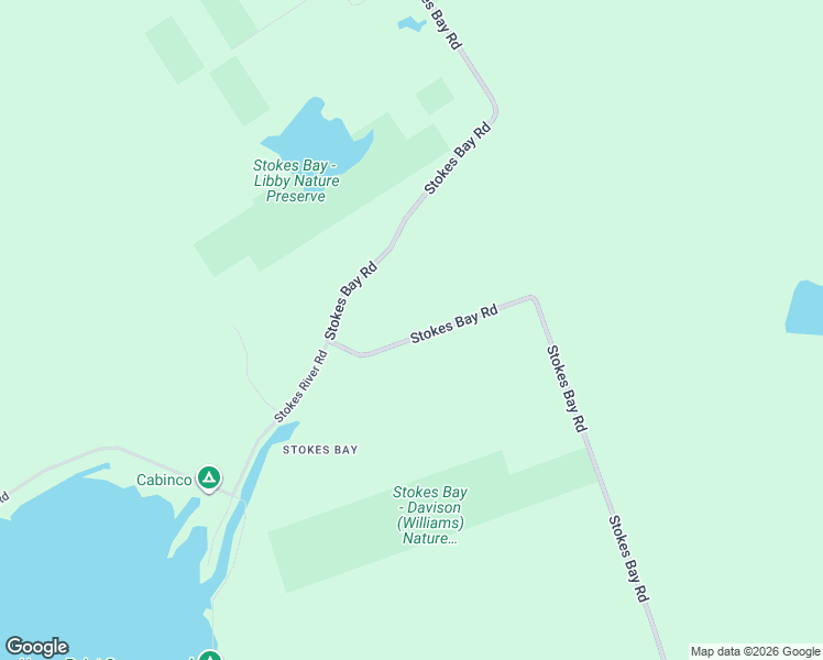 map of restaurants, bars, coffee shops, grocery stores, and more near 569 Stokes Bay Road in Lion's Head