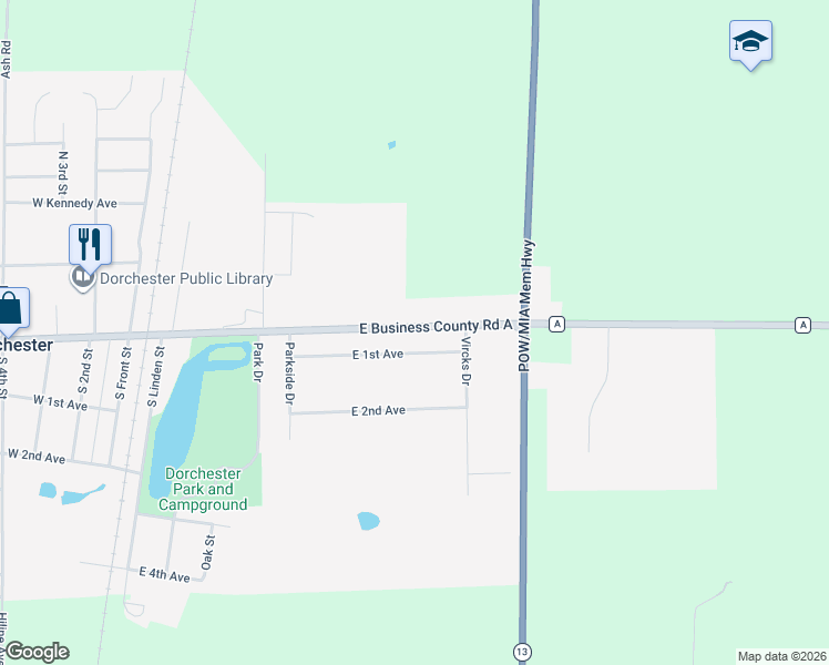 map of restaurants, bars, coffee shops, grocery stores, and more near 401 East 1st Avenue in Dorchester