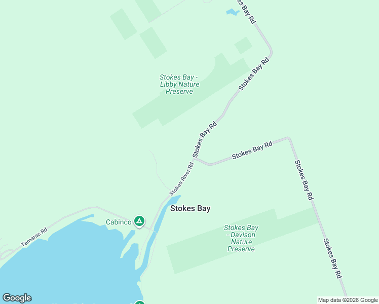 map of restaurants, bars, coffee shops, grocery stores, and more near 12 Stokes River Road in Lion's Head