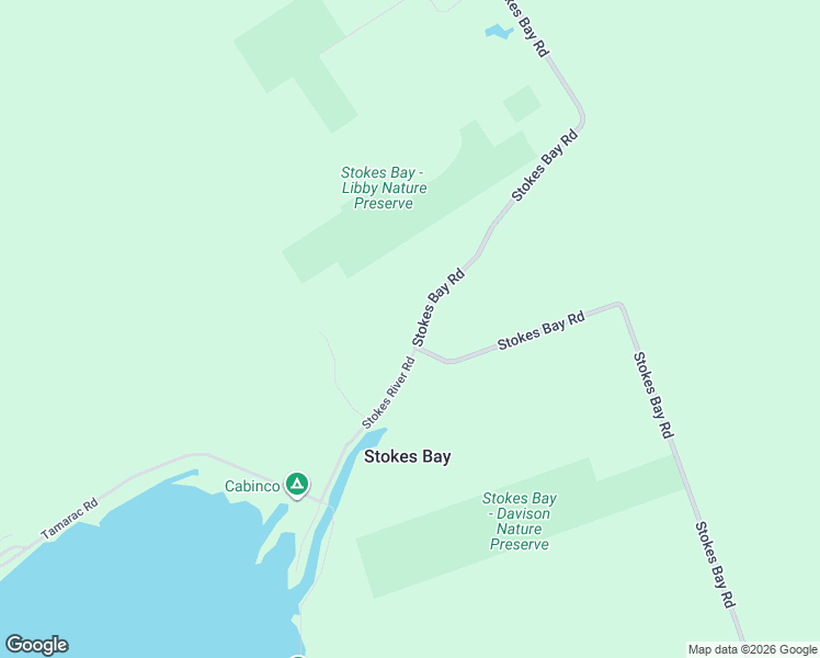 map of restaurants, bars, coffee shops, grocery stores, and more near 594 Stokes Bay Road in Lion's Head
