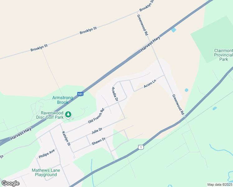 map of restaurants, bars, coffee shops, grocery stores, and more near 965 Old French Road in Kingston