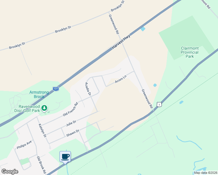 map of restaurants, bars, coffee shops, grocery stores, and more near 4 Acorn Lane in Kingston
