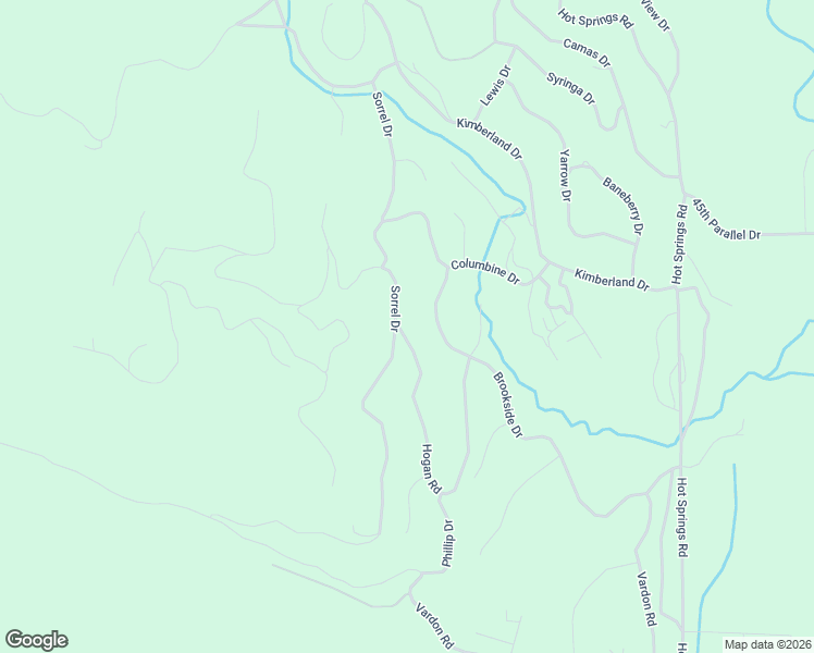 map of restaurants, bars, coffee shops, grocery stores, and more near 2800 Sorrel Drive in New Meadows