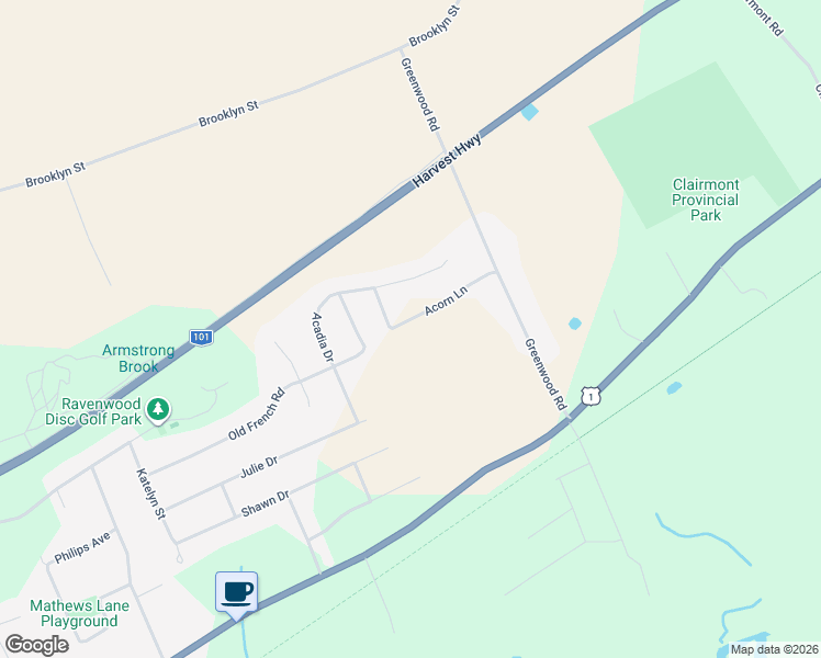 map of restaurants, bars, coffee shops, grocery stores, and more near 10 Acorn Lane in Kingston