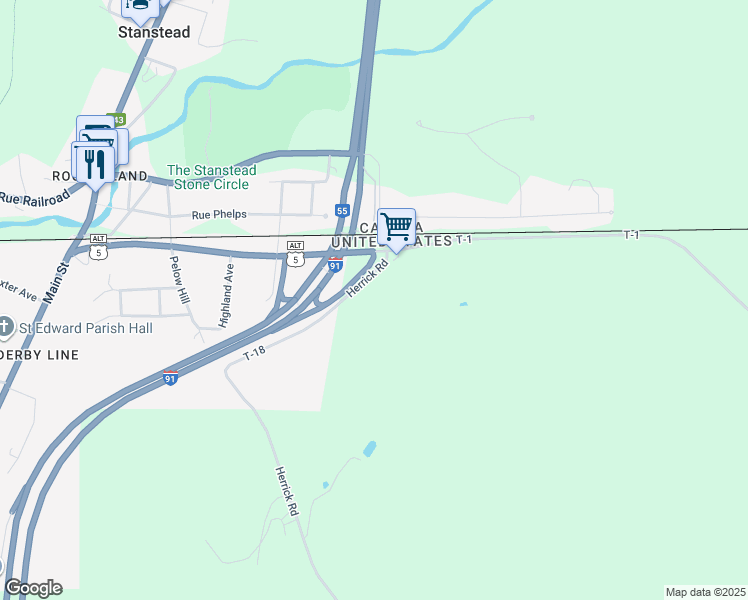 map of restaurants, bars, coffee shops, grocery stores, and more near 85 Herrick Road in Derby