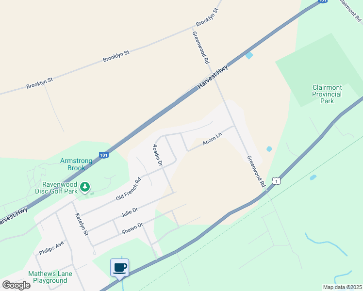 map of restaurants, bars, coffee shops, grocery stores, and more near 16 Cynthia Drive in Kingston