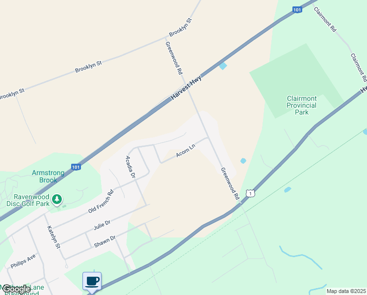 map of restaurants, bars, coffee shops, grocery stores, and more near 35 Acorn Lane in Kingston