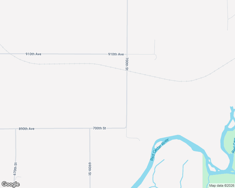 map of restaurants, bars, coffee shops, grocery stores, and more near N8983 700th Street in Colfax