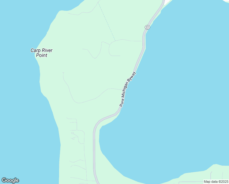 map of restaurants, bars, coffee shops, grocery stores, and more near 1635 North Manitou Trail in Leland