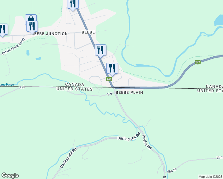 map of restaurants, bars, coffee shops, grocery stores, and more near 3155 Beebe Road in Derby