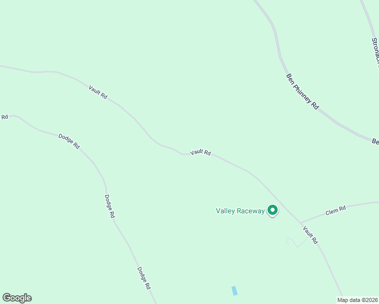 map of restaurants, bars, coffee shops, grocery stores, and more near 1040 Vault Road in Kingston