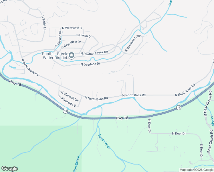 map of restaurants, bars, coffee shops, grocery stores, and more near 2535-3531 N North Bank Rd in Rose Lodge
