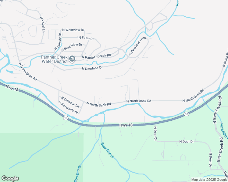 map of restaurants, bars, coffee shops, grocery stores, and more near 2775 North North Bank Road in Otis