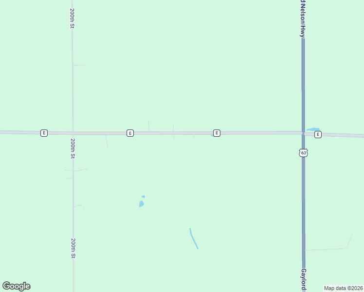 map of restaurants, bars, coffee shops, grocery stores, and more near 2047 County Road E in Baldwin