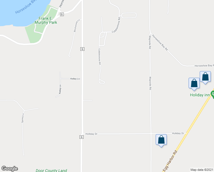 map of restaurants, bars, coffee shops, grocery stores, and more near 6950 Cobblestone Road in Egg Harbor