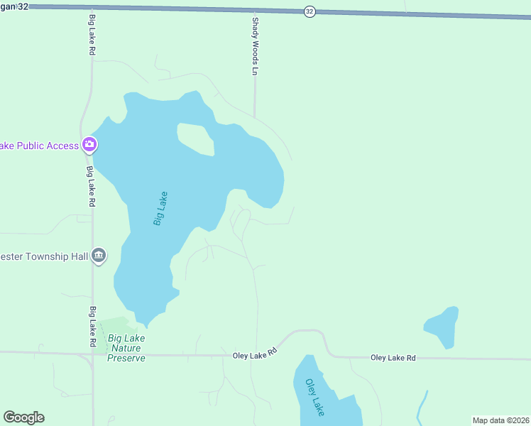 map of restaurants, bars, coffee shops, grocery stores, and more near Shallow Shores Drive in Gaylord