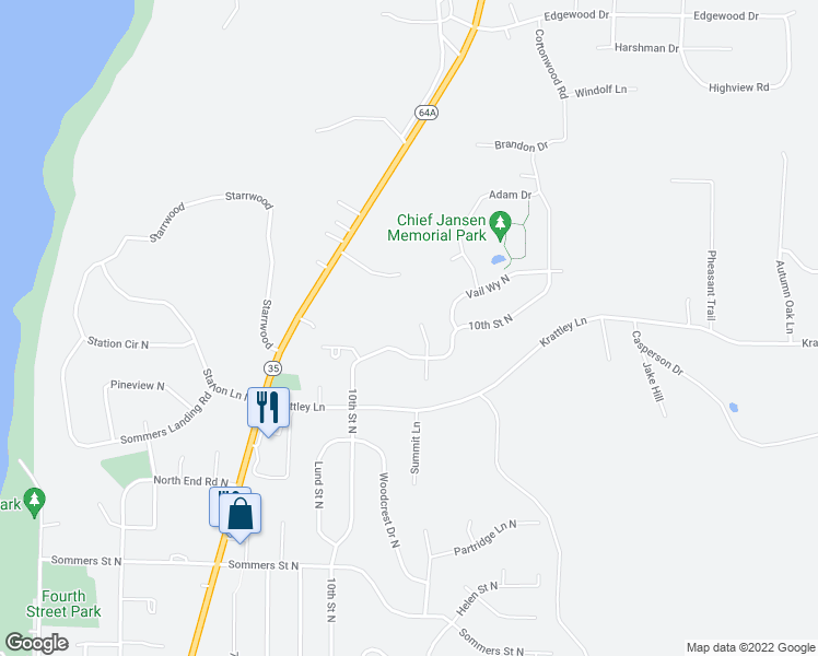 map of restaurants, bars, coffee shops, grocery stores, and more near 908 Kirkwood Way North in Hudson