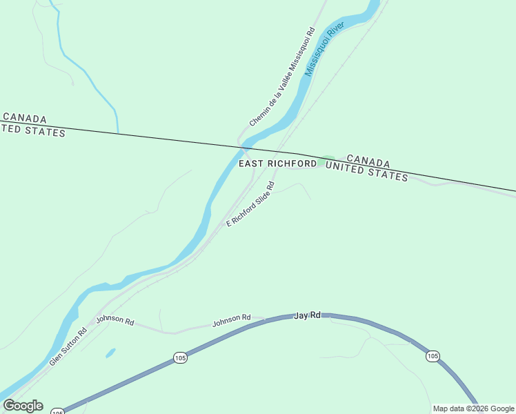 map of restaurants, bars, coffee shops, grocery stores, and more near 34 East Richford Slide Road in Richford